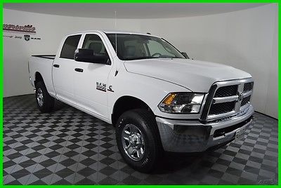 2016 Ram 3500 Tradesman 4x4 Cummins Diesel Crew Cab Truck 2016 RAM 3500 Tradesman 4WD Crew Cab Vinyl Seats 6 Speakers USB AUX Radio 3.0