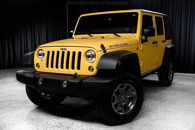 2015 Jeep Wrangler Rubicon 2015 Jeep Wrangler Unlimited Rubicon 3734 Miles YELLOW  3.6L V6 24v VVT Engine A