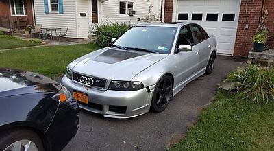 2001 Audi S4 Base Sedan 4-Door 2001 Audi S4 Base Sedan 2.7L STAGE 2+ 2 + APR TUNE SANDED SILVER 330HP 6 Speed