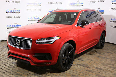 2016 Volvo XC90 AWD 4dr T6 R-Design T6 AWD R-Design Mgr Demonstrator - Passion Red w/ Air Suspension