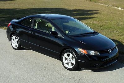 2006 Honda Civic EX Coupe Certified 1 Florida Owner~59,517 MILES!!! BLACK GEM~BOOKS RECORDS MANUALS SWEET 5 SPEED~NICEST ONE 07 08 09 SI