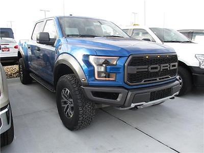 2017 Ford F-150 Raptor 2017 Ford F-150 Raptor 85 Miles Lightning Blue Crew Cab Pickup V6 Cylinder Engin