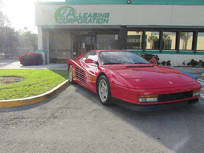 1988 Ferrari Testarossa  1988 FERRARI TESTAROSSA