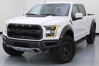 2017 Ford F-150  17 Ford Raptor Tech Package Twin Panel Moonroof Navigation Oxford White