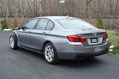 2012 BMW 5-Series 4 DOOR SEDAN 2012 BMW 528I NAVIGATION M SPORT PACKAGE SALVAGE REPAIRABLE!!!!!