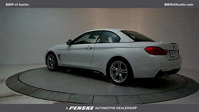 2017 BMW 4-Series 430i 430i 4 Series New 2 dr Convertible Automatic Gasoline 2.0L 4 Cyl Alpine White