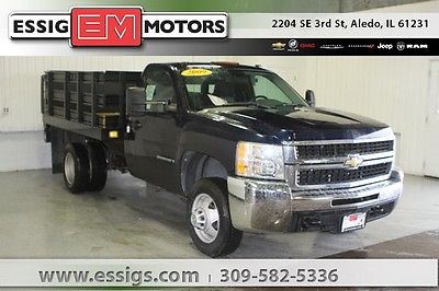 2009 Chevrolet Silverado 3500 Work Truck Used 09 Chevy 3500HD Regular Cab Stake Bed Tommy Lift 6.0L V-8 Low Miles Work