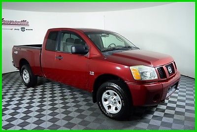 2004 Nissan Titan LE 4x4 V8 Extended Cab Truck Tow Pack Bedliner 132982 Miles 2004 Nissan Titan LE Pickup 4WD Truck Tow Pack Cloth EASY FINANCING