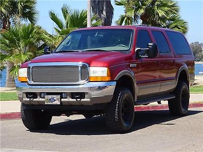 2001 Ford Excursion LIMITED * SUPER BOWL / TAX SEASON / FREE SHIPPING! 2001 FORD EXCURSION LIMITED RARE 7.3L DIESEL 4X4 4WD 7.3 LIFTED 1 OWNER LEATHER