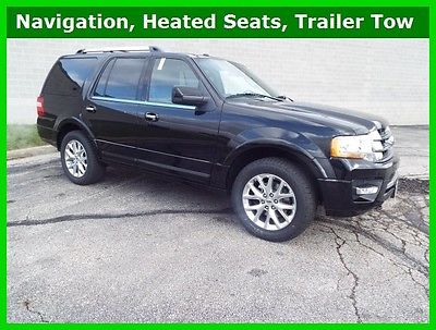 2017 Ford Expedition Limited 2017 Limited New Turbo 3.5L V6 24V Automatic 4WD SUV Premium Moonroof