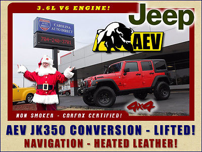 2015 Jeep Wrangler Unlimited Rubicon 4x4 AEV JK350 CONVERSION - LIFTED! NAVIGATION-HEATED LEATHER-REMOTE START-ALPINE SOUND-SNORKEL-WINCH-35