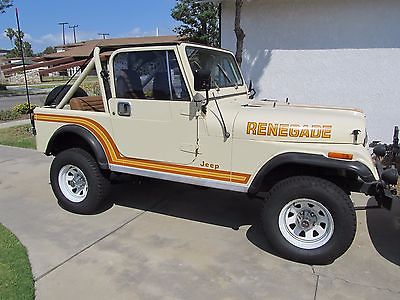 1986 Jeep CJ Renegade 86 jeep cj 7