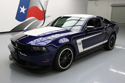 2012 Ford Mustang Boss 302 Coupe 2-Door 2012 FORD MUSTANG BOSS 302 5.0 6-SPEED RECARO 19'S 17K #272402 Texas Direct Auto