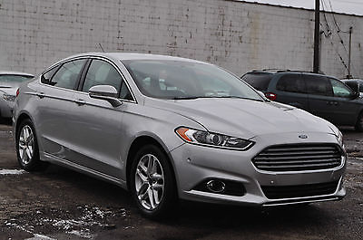 2015 Ford Fusion SE Luxury Sedan 4-Door Only 33K Head Leather Autoaprk Narigation Camera Front & Rear Sensors 13 14 16