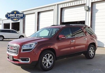 2013 GMC Acadia 3.6L SLT Power Heated Leather Seats FWD 4Door SUV Used 13 GMC Acadia SLT V-6 Automatic Front-Wheel Drive Remote Keyless Entry