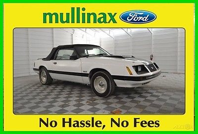 1983 Ford Mustang V6 1983 V6 Used 3.8L V6 12V Automatic RWD Convertible