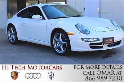 2008 Porsche 911  2008 911 Coupe  Flat 6-cyl 3.6L Manual RWD Leather White