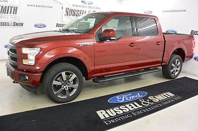 2017 Ford F-150 Lariat 2017 Ford F-150 Lariat 6 Miles Red Lariat 4WD SuperCrew 5.5 Box 8 Automatic
