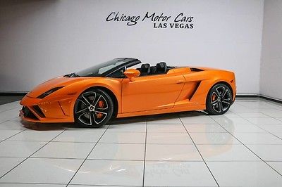 2013 Lamborghini Gallardo LP560-4 Spyder Convertible 2-Door 2013 Lamborghini Gallardo Spyder MSRP $247k+ Pearl Paint Stunning Loaded WOW