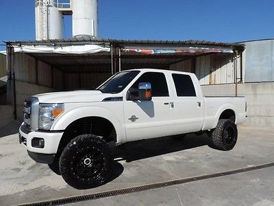 2015 Ford F-250  2015 Ford Platinum 4x4 Custom Lifted Deleted Diesel!