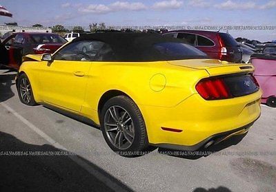2016 Ford Mustang Convertible EcoBoost Premium 2016 Ford Mustang Convertibel EcoBoost Premium Damaged Clean Title Loaded L@@K!