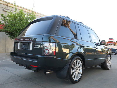 2011 Land Rover Range Rover Supercharged Sport Utility 4-Door 2011 Range Rover HSE Supercharged damaged rebuildbale wrecked salvage Low Miles