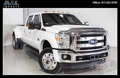 2015 Ford F-450 Ultimate Lariat FX4 2015 Ford Super Duty F-450 DRW Ultimate Lariat FX4 26012 Miles Oxford White Crew