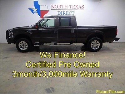 2008 Ford F-250  08 F250 4x4 Lariat Crew Leather New Tires Bumpers Warranty WE FINANCE Texas
