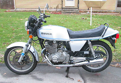 1981 Suzuki GS  1981 Suzuki GS450E Nice Shape GS450EX vintage Suzuki twin runs great Survivor