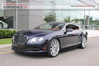 2015 Bentley Continental GT Speed Ventilated Massage Extended Heated Diamond Quilted Contrast Aluminum