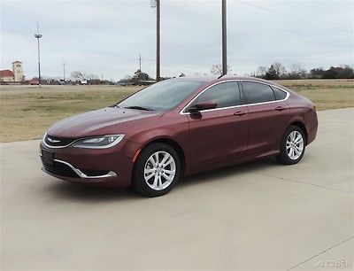 2015 Chrysler 200 Series Limited Power Windows Door Locks Cruise Uconnect Used 15 Chrysler 200 Automatic Front-Wheel Drive 4-Door 4CYL Push Button Start