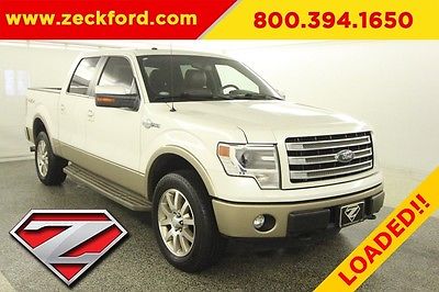 2013 Ford F-150 King Ranch 4x4 5L V8 Automatic 4WD Moonroof Leather Tow Reverse Camera Aluminum Wheels