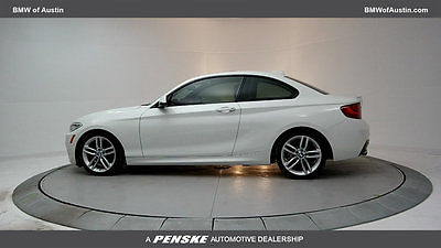 2016 BMW 2 Series 228i 228i 2 Series Low Miles 2 dr Coupe Automatic Gasoline 2.0L 4 Cyl Alpine White