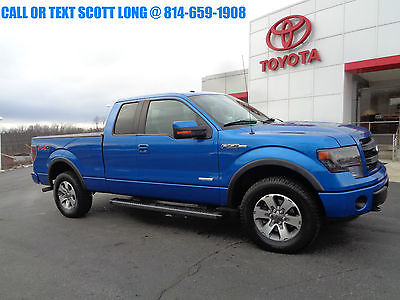 2014 Ford F-150 Ford F-150 SuperCab Navigation 6.5 foot Bed 4WD 2014 Ford F-150 FX4 SuperCab Ecoboost 4x4 Leather Navigation Sunroof Blue Video