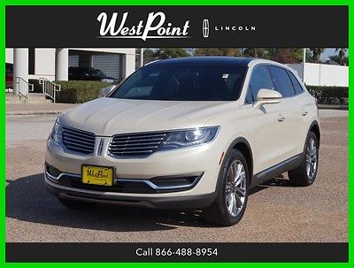 2016 Lincoln MKX Reserve 2016 Reserve Used Turbo 2.7L V6 24V Automatic AWD SUV Moonroof