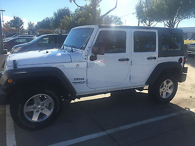 2016 Jeep Wrangler Unlimited Sport S Sport Utility 4-Door 2016 Jeep Wrangler for Lease Transfer with US BANK $434 per month