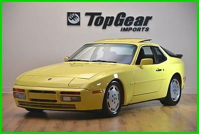 1987 Porsche 944 Turbo 1987 porsche 944 turbo rare light yellow color excellent driver