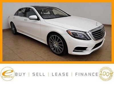 2014 Mercedes-Benz S-Class S550 | AMG SPORT +1 | P1 | DISTRNC+ | MULTCNTR | $ 2014 Mercedes-Benz S-Class, Diamond White Metallic with 27,610 Miles available n