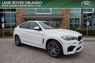 2016 BMW X6  2016 BMW X6M ALPINE WHITE BLACK EXTENDED MERINO LEATHER-ONE OWNER-CLEAN CARFAX!!