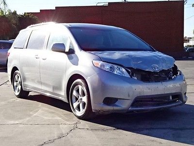 2014 Toyota Sienna LE 2015 toyota sienna le damaged salvage only 20 k miles perfect project must see