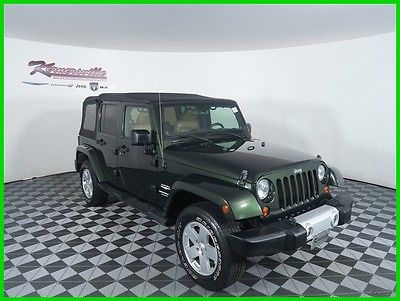2011 Jeep Wrangler Sahara 4x4 V6 SUV Soft Top Heated Leather Seats 80460 Miles 2011 Jeep Wrangler Unlimited 4WD SUV AUX Keyless Entry Side Steps