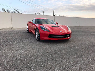 2015 Chevrolet Corvette 2dr Stingray Coupe w/2LT 2015 Chevrolet Corvette Stingray Coupe Manual Transmission Torch Red Loaded