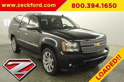 2011 Chevrolet Suburban LTZ 4x4 5.3L V8 Automatic 4WD Bose Moonroof DVD Leather Navigation Tow MP3 Chrome