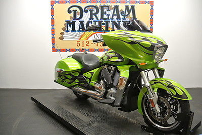 Victory Other  2013 Victory Cross Country Anti-Freeze Green with Black Flame *We Ship & Finance
