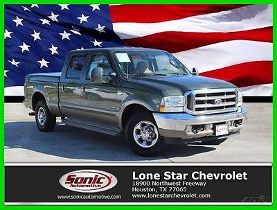 2004 Ford F-250 King Ranch Crew Cab 156 2004 King Ranch Crew Cab 156 Used Turbo 6L V8 32V Automatic 4x2