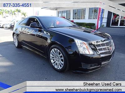 2011 Cadillac CTS Base Coupe 2-Door 2011 CADILLAC CTS 3.6L BLACK CLEAN CARFAX COUPE POWER AUTO AIR AC SOUND SYSTEM