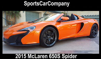 2015 McLaren 650S 2dr Convertible Spider 2015 MCLAREN 650S SPIDER JUST 2k+ MILE OVER $100k OFF MSRP BUY NOW $229K!