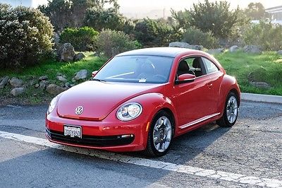 2012 Volkswagen Beetle-New 2.5L 2012 Volkswagen Beetle 2.5L 41,806 Miles Red 2D Hatchback 2.5L 170 hp 6-Speed Au