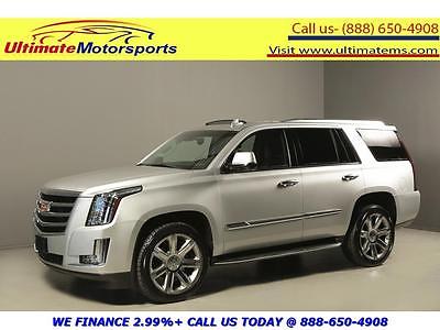 2015 Cadillac Escalade Luxury Sport Utility 4-Door 2015 CADILLAC ESCALADE LUXURY 4x4 NAV DVD HUD SUNROOF LEATHER SILVER WARRANTY