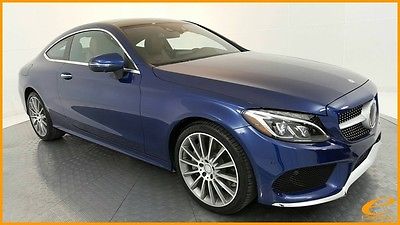 2017 Mercedes-Benz C-Class C300 4MATIC Coupe | AMG SPORT | P3 | HEADS UP | $1 Mercedes-Benz C-Class Brilliant Blue Metallic with 2,636 Miles, for sale!
